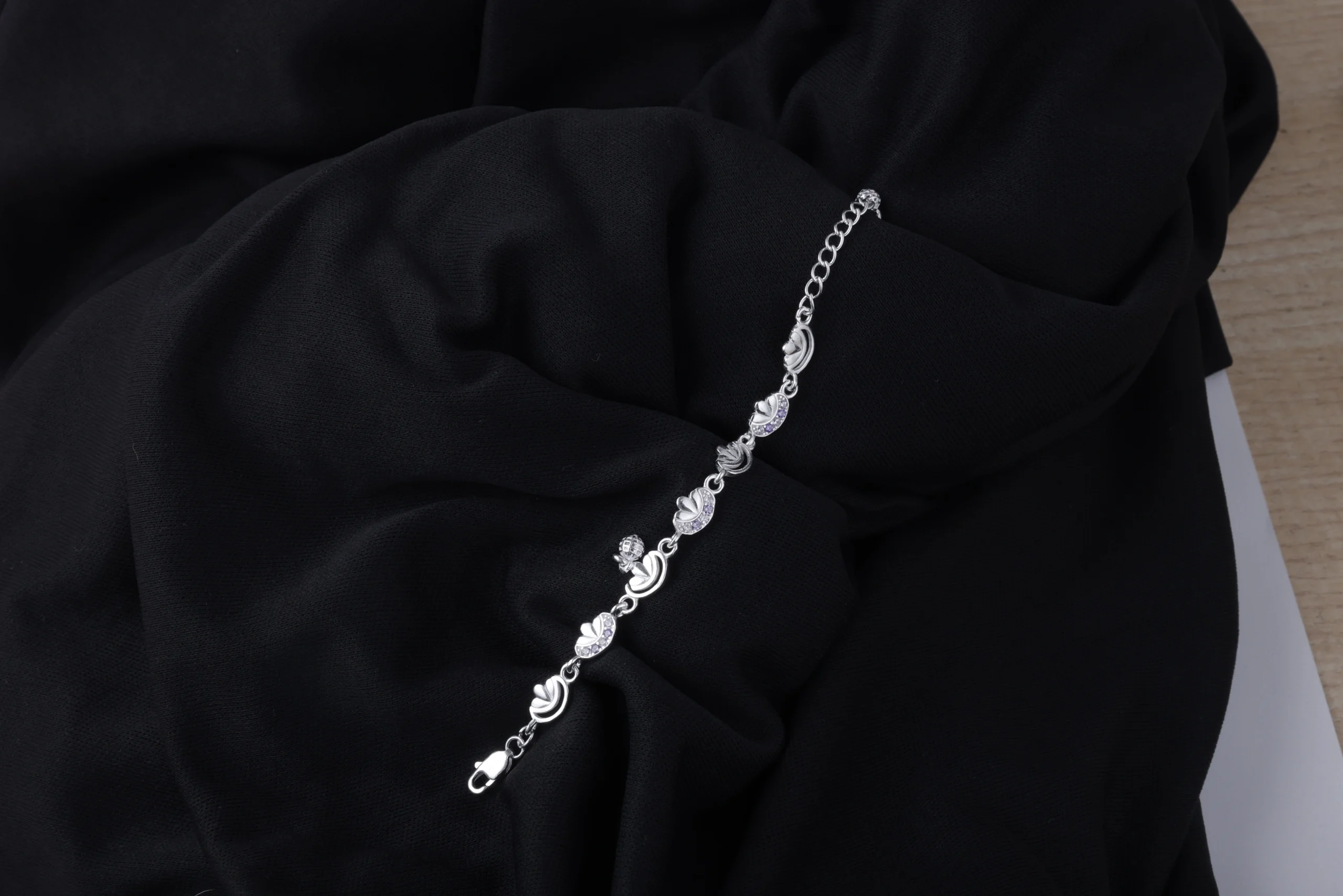 Lunar Glow Silver Bracelet