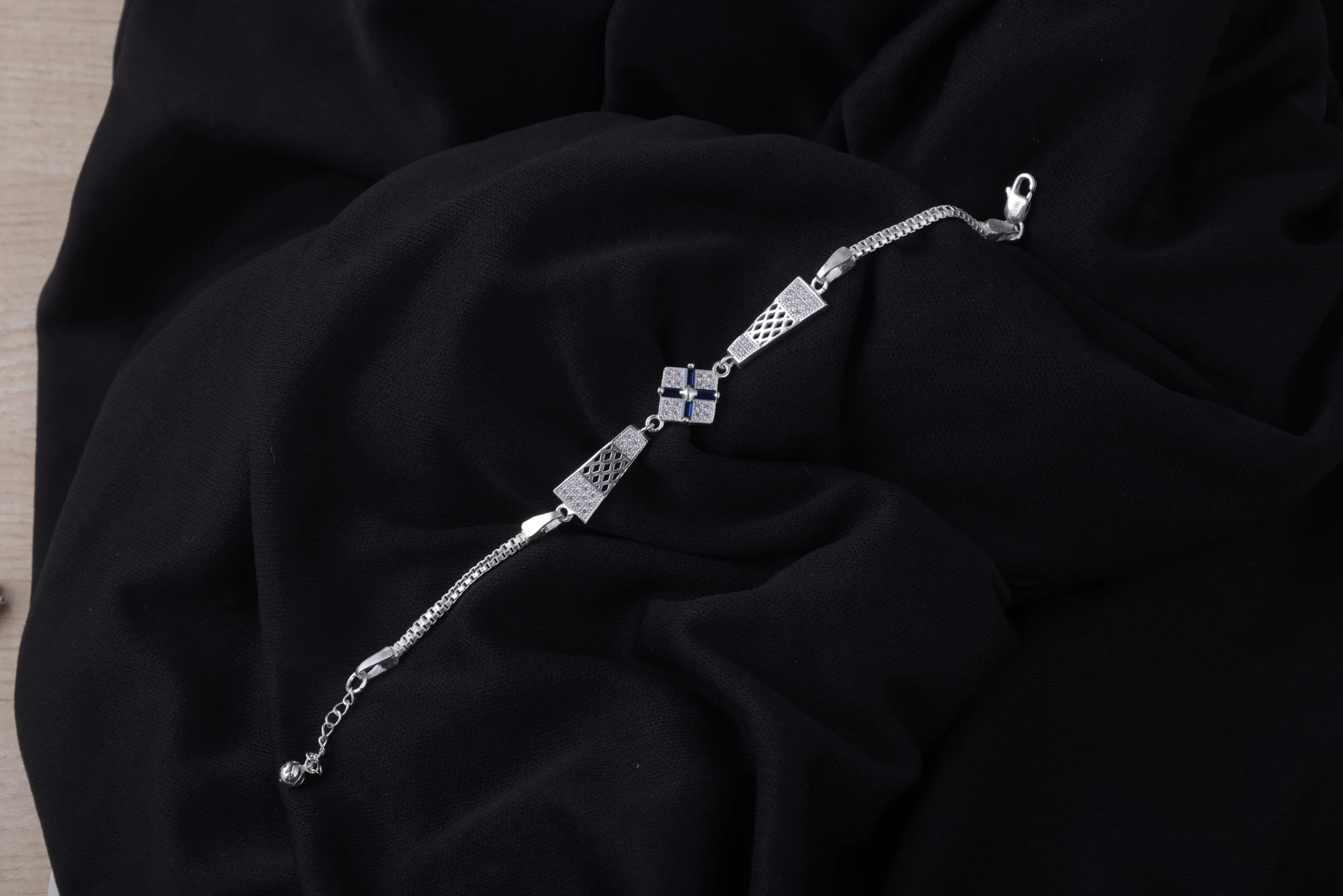 Azure Charm Silver Bracelet